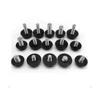 PSDFJAD ZHGUIMING 40-8pz Piedino di regolazione Tipo di spin-in Piedini a terra Livellamento Tipi di piedini for mobili M6/m8 Tazze Accessori Livellatori regolabili in altezza(M8x20x20mm,8 Pcs)