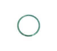 PSDFJAD ZHGUIMING Accessori for orologi Diametro 28,5 mm Diametro interno 24,5 mm Capitolo Anello Quadrante Piastra ombra interna adatta for movimento NH70(Verde)