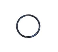 PSDFJAD ZHGUIMING Accessori for orologi Diametro 28,5 mm Diametro interno 24,5 mm Capitolo Anello Quadrante Piastra ombra interna adatta for movimento NH70(Blu)