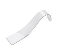 PSDFJAD ZHGUIMING Espositore portatile for vetrine a forma curva, espositore da tavolo, espositore for orologi, supporto for gioielli, supporto for bracciale, collana, organizzatore(White)