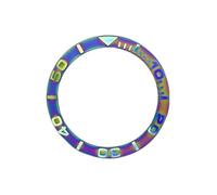 PSDFJAD ZHGUIMING Inserto for lunetta in ceramica goffrata da 38 mm, diametro interno 30,5 mm, for orologio da uomo con quadrante da 40 mm, accessorio di ricambio con adesivo(09)