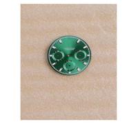 PSDFJAD ZHGUIMING Logo S e Logo R Verde Luminoso VK63 quadrante 29,5 mm quadranti for Orologi Adatti for Movimento VK63 Accessori for Orologi da Uomo(14 Silver R Logo)