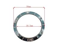 PSDFJAD ZHGUIMING Lunetta in ceramica da 38 mm e inserto for orologio subacqueo for orologi da uomo da 40 mm Sostituisci gli accessori Inserti for lunetta for orologio con quadrante(16)