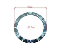 PSDFJAD ZHGUIMING Lunetta in ceramica da 38 mm e inserto for orologio subacqueo for orologi da uomo da 40 mm Sostituisci gli accessori Inserti for lunetta for orologio con quadrante(10)