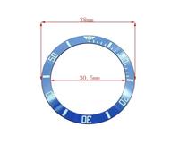 PSDFJAD ZHGUIMING Lunetta in ceramica da 38 mm e inserto for orologio subacqueo for orologi da uomo da 40 mm Sostituisci gli accessori Inserti for lunetta for orologio con quadrante(6 UK)