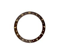PSDFJAD ZHGUIMING Lunetta in ceramica inclinabile da 38 mm * 30,8 mm GMT e inserti for orologi subacquei adatti for orologi sostitutivi da uomo da 40 mm(BTC38-187)