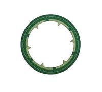 PSDFJAD ZHGUIMING Quadrante da 28,5 mm scala capitolo interno anello cavo dell'orologio quadrante a mano adattato verde luminoso for movimento NH35 NH36 NH38 NH70(Verde)