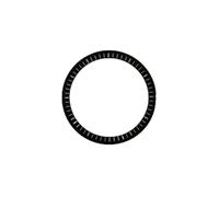 PSDFJAD ZHGUIMING Quadrante da 28,5 mm scala capitolo interno anello cavo dell'orologio quadrante a mano adattato verde luminoso for movimento NH35 NH36 NH38 NH70(schwarz)