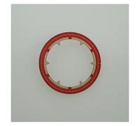 PSDFJAD ZHGUIMING Quadrante da 28,5 mm scala capitolo interno anello cavo dell'orologio quadrante a mano adattato verde luminoso for movimento NH35 NH36 NH38 NH70(Red)
