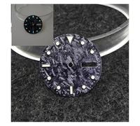 PSDFJAD ZHGUIMING Quadrante da 28,5 mm, Superficie Testurizzata in Fibra di Carbonio, C3/BGW9, Calendario Singolo/Doppio, Data, Accessori for Orologi con Movimento NH35(BGW9 Double Date)