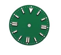 PSDFJAD ZHGUIMING Quadrante dell'orologio da 28,5 mm con Superficie Smaltata Colorata e quadranti Luminosi Verdi for Movimento Meccanico NH35/ETA2836/8215(Verde)