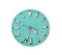 PSDFJAD ZHGUIMING Quadrante dell'orologio NH35 8215 + Set di lancette da 29 mm, quadrante Luminoso Verde, Accessori for Movimento NH35/ NH36/ 8215/ Mingzhu 2813(Light Blue 8215 2813)