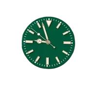 PSDFJAD ZHGUIMING Quadrante dell'orologio NH35 8215 + Set di lancette da 29 mm, quadrante Luminoso Verde, Accessori for Movimento NH35/ NH36/ 8215/ Mingzhu 2813(Green for 8215 2813)