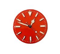 PSDFJAD ZHGUIMING Quadrante dell'orologio NH35 8215 + Set di lancette da 29 mm, quadrante Luminoso Verde, Accessori for Movimento NH35/ NH36/ 8215/ Mingzhu 2813(Red for NH35 NH36)