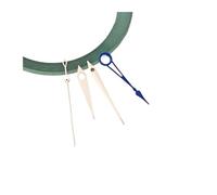 PSDFJAD ZHGUIMING Quadrante e lancette for Orologio NH34 Quadrante da 35 mm Applicabile agli Accessori for la Modifica della Cassa dell'orologio da Uomo for Movimento NH34(Rose Blue Hands)