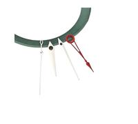 PSDFJAD ZHGUIMING Quadrante e lancette for Orologio NH34 Quadrante da 35 mm Applicabile agli Accessori for la Modifica della Cassa dell'orologio da Uomo for Movimento NH34(Silver Red Hands)