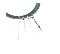PSDFJAD ZHGUIMING Quadrante e lancette for Orologio NH34 Quadrante da 35 mm Applicabile agli Accessori for la Modifica della Cassa dell'orologio da Uomo for Movimento NH34(Silver Green Hands)