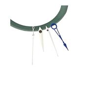 PSDFJAD ZHGUIMING Quadrante e lancette for Orologio NH34 Quadrante da 35 mm Applicabile agli Accessori for la Modifica della Cassa dell'orologio da Uomo for Movimento NH34(Silver Blue Hands)
