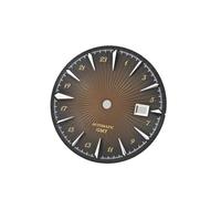 PSDFJAD ZHGUIMING Quadrante e lancette for Orologio NH34 Quadrante da 35 mm Applicabile agli Accessori for la Modifica della Cassa dell'orologio da Uomo for Movimento NH34(Coffee dial)