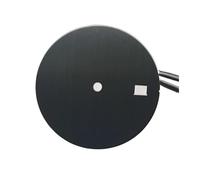 PSDFJAD ZHGUIMING Quadrante for Orologio a Tinta Unita da 30,5 mm for Movimento NH35, Motivo Verticale, quadranti for Orologi Meccanici, Accessori Fai da Te for la Riparazione di Orologi(Schwarz)