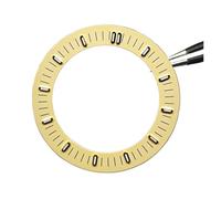 PSDFJAD ZHGUIMING Quadrante for Orologio da 31 mm con Superficie scavata, quadrante Luminoso Verde, Accessori, Parti di Ricambio, Movimento NH70／NH35 / NH36(Golden)