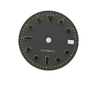 PSDFJAD ZHGUIMING Quadrante for Orologio NH34 da 28,5 mm, Oro/Blu/Rosa, Nero, Superficie Sub, quadrante Non Luminoso, Accessorio for Orologio for Movimento NH34/NH35(Gold Scale)