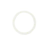 PSDFJAD ZHGUIMING Quadrante NH35 NH70 superficie cava Accessorio for orologio meccanico subacqueo fantasma d'acqua fai-da-te bagliore verde misura 28,5 mm(WHITE)