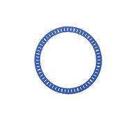 PSDFJAD ZHGUIMING Quadrante NH35 NH70 superficie cava Accessorio for orologio meccanico subacqueo fantasma d'acqua fai-da-te bagliore verde misura 28,5 mm(Blu)