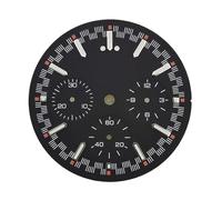 PSDFJAD ZHGUIMING Quadrante VK63 Quadrante Panda VK63 Logo Personalizzato Cronografo Elettronico Multifunzione Quadrante Luminoso Lancette VK63 Adatto for Movimento VK63(Dial-1)