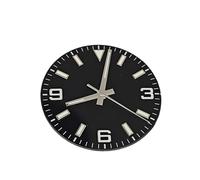 PSDFJAD ZHGUIMING Set di lancette for Orologio con quadrante Luminoso Verde da 29 mm, Accessori for Orologi, Parti di Ricambio, Adatte for movimenti 8215/8200 e 2813(369 Black)