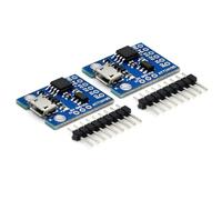 Psdndeww 2 pezzi Digispark Kickstarter USB Modulo di sviluppo per piccole costruzioni elettroniche e microcontrollori