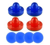 Psdndeww Air Hockey Pusher e Paddle dischi di ricambio per set di attrezzature da tavolo da gioco Hockey su ghiaccio Pusher