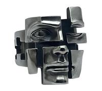 [Psdndeww] Anelli in lega unici accessori per gioielli simboleggiano la complessità interna adatta per feste e mostre d'arte