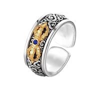 Psdndeww Anello artistico con simbolo Vajra in rame, accessori per le dita, perfetti per eventi culturali e abbigliamento quotidiano, accessorio per festival