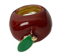 [Psdndeww] Anello di fragola/frutta fatto a mano vibrante olio gocciolante, leggero e confortevole, accessori di moda