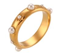 [Psdndeww] Anello in metallo comodo anello da indossare ogni giorno incontri l"anello è adatto per gli amanti della moda che cercano uno stile unico