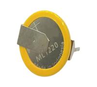 Psdndeww Batteria ricaricabile delle cellule di durevolezza 3V ML1220 con il perno basso di scarico per la batteria ricaricabile di applicazioni industriali con il perno piegante