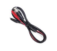 Psdndeww BNC Doppio Alligatori Clip Cavo di Prova Sonda Conduce Oscilloscopio Test Oscilloscopio Sonde BNC A Alligatori Clip