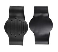 [Psdndeww] Bootstrace calcio copre scarpe in silicone resistenti allo scivolamento spesse con impugnatura rinforzata per gli uomini, Nero 10 pezzi, L~XL A