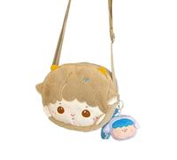 [Psdndeww] Borsa a tracolla giocoso alla moda trucco di lusso elegante è necessario per le ragazze piccole, Kaki, バッグと豪華なペンダ