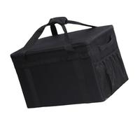 Psdndeww Borsa da trasporto per utensili da cucina per campeggio, impermeabile, da viaggio, cucina, utensili da cucina, borsa per riporre piccoli pezzi organizzatore borsa a mano, nero