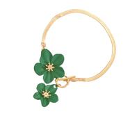 Psdndeww Bracciale alla caviglia con fiori femminili, in ferro, regolabile, accessorio per gioielli alla moda, per il vostro braccialetto alla moda, Taglia unica, come descritto