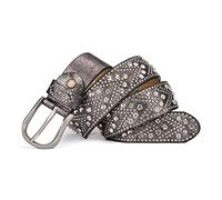 Psdndeww Brillante Strass Cinture in Vita Per La Donna Cintura Regolabile Per Donna Adulta Cowgirl Cinghia Femminile Jeans Gonna Cintura