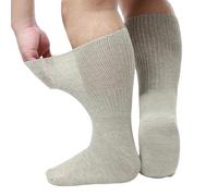 Psdndeww Calzini extra larghi per piedi gonfi larghi bariatrici nessuno vincolante ospedale diabetico con presa per uomini donne calzini extra larghezza per piedi gonfi, K, S-XXL