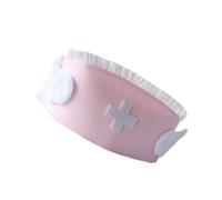 Psdndeww Cappello da infermiera Cappelli di Halloween Infermiera Gioco di Ruolo Costume Donne Accessori per il Partito Supplie Confortevole Nursing Caps Forniture per il Part