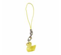 Psdndeww Charm fluorescenza Duck Keychain Charm Ciondolo Tempesta Acrilico Portatile Appendini Per Tutte le Età Vestiti