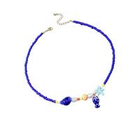 [Psdndeww] Collana a stella marina regolabile con perline di perle da donna, vestibilità casual e serale, 4 stili per gioielli da spiaggia stella di pesce, フリーサイズ, Come descritto nella descrizione