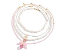 [Psdndeww] Collana con ciondolo a forma di fragola alla moda accessori dolci gioielli per uso quotidiano catena di caramelle crabbicate