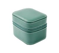 Psdndeww Compact Watch Sleeve Langable Watch Storage Box Versatile Custodia per gioielli in pelle PU