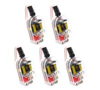 Psdndeww Convertitore stereo per auto per altoparlante per auto adattatore livello alto a basso convertitore accessori per auto